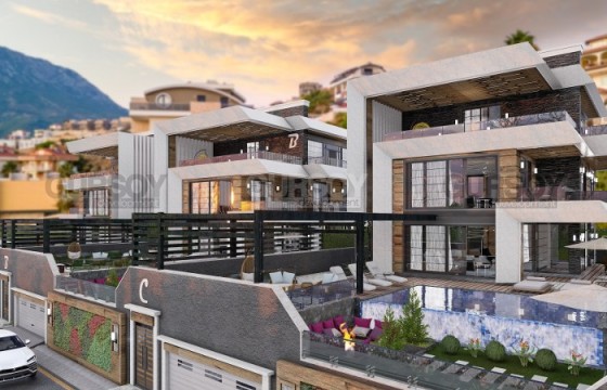 Клубный комплекс вилл в районе Каргыджак. 4+1, от 800м2 в Турции - фото 5