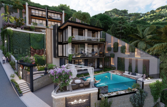 Премиальный клуб вилл с потрясающими видами и бассейном инфинити. в Турции - фото 11