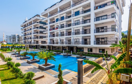 Шикарная стильная квартира 2+1 с видом на море в 100 м от пляжа в Каргыджаке, 100 м2 в Турции - фото 4