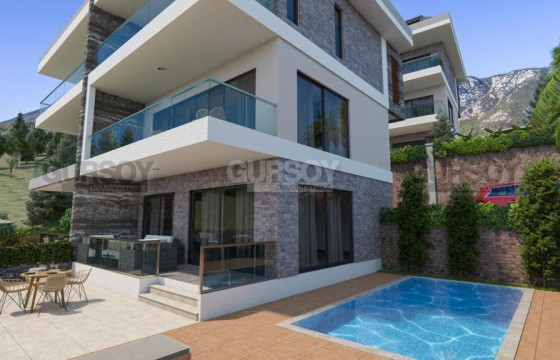 Комплекс из 4 приватных вилл в районе Каргыджак, 274 кв.м. в Турции - фото 8