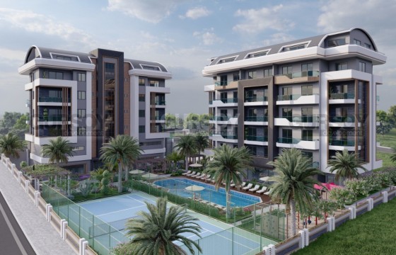 Квартиры в комплексе на завершающей стадии строительства в 300 м от моря в Окурджаларе, 59-145 м2 в Турции - фото 7