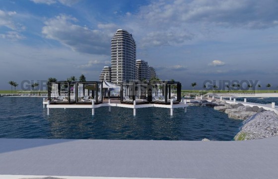 Эксклюзивный проект с личным пляжем и мариной на Северном Кипре. в Турции - фото 1