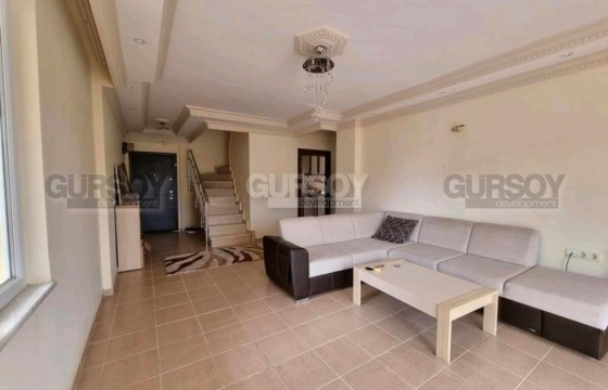 Частично меблированный дуплекс 4+1 с красивым видом на горы в районе Оба, 190 м2 в Турции - фото 3