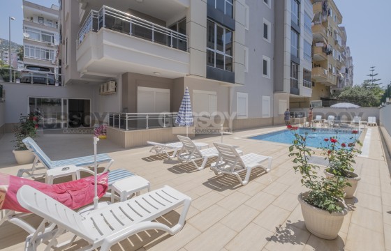 Меблированный дуплекс 4+1 с видом на горы в 300 метрах от пляжа Клеопатры. в Турции - фото 6