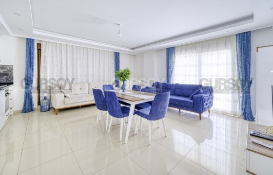 Атмосферный дуплекс на 1-м и 2-м этажах, в 100 метрах от моря, в центре района Кестель в Турции - фото 5