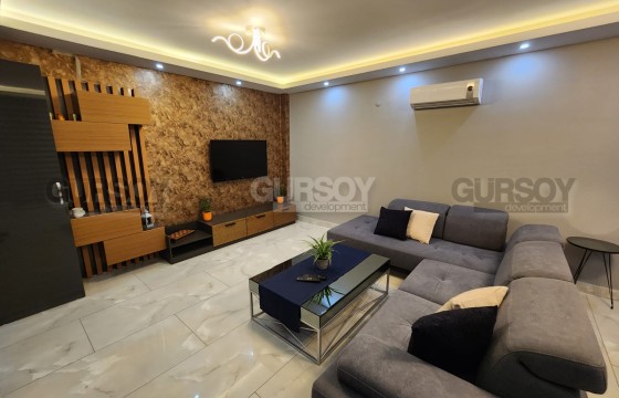 Стильная квартира с дизайнерским ремонтом, на самом берегу моря, в элитном районе Аланьи - Кестель в Турции - фото 5