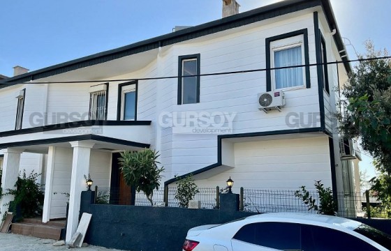 Симпатичная двухэтажная вилла - близнец, с новым качественным ремонтом и современной мебелью, в экологически чистом районе Аланьи - Тюрклер в Турции - фото 11