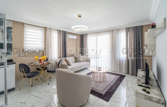 Современная квартира с одной спальней, на 3-м этаже, в 700 метрах от пляжа Клеопатры в Турции - фото 6