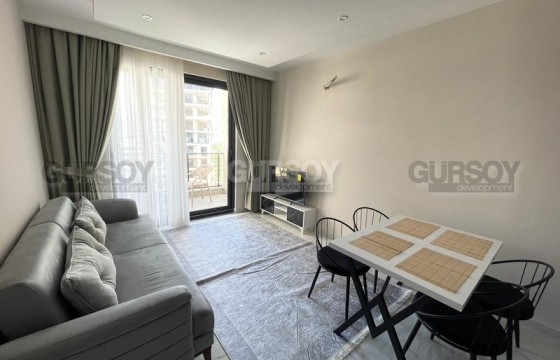 Благоустроенная новая квартира в 1.5 километрах от моря, в современном районе Аланьи - Махмутлар в Турции - фото 5