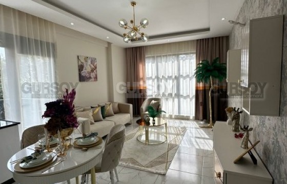 Стильная, современная квартира 1+1, на площади 58 м2, в новой резиденции, в престижном районе Аланьи - Верхняя Оба в Турции - фото 3