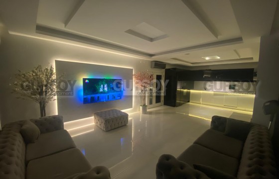 Дуплекс с собственным бассейном и садом, в элитном районе Аланьи - Кючук Хасбахче в Турции - фото 9