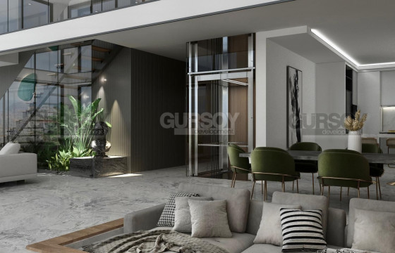 Современная вилла по индивидуальному проекту в районе Тепе, 800м2 в Турции - фото 5