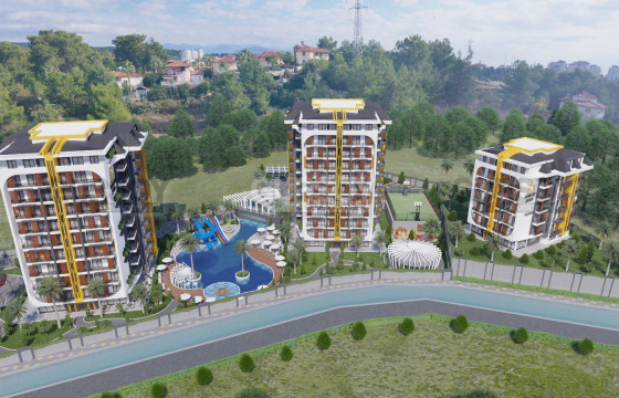 Комплекс, с хорошим расположением в Авсалларе, 61 м2-150 м2 в Турции - фото 7