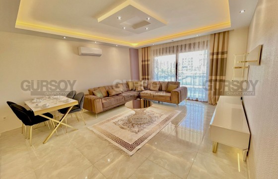 Квартира 2+1 с современным дизайном, комфортабельной мебелью и бытовой техникой, в центре  престижного района Аланьи - Кестель в Турции - фото 1