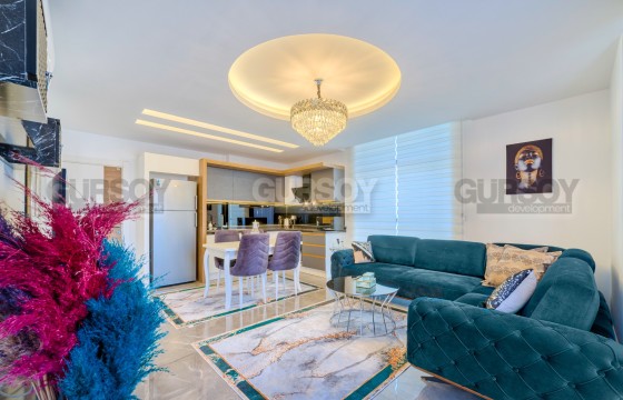 Просторная квартира с новым ремонтом и современным дизайном в 100 метрах от моря, в центре Аланьи в Турции - фото 12