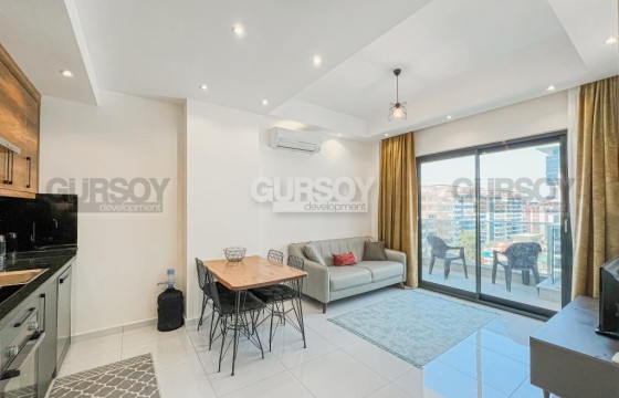 Современная квартира с новой мебелью и бытовой техникой, на 8-м этаже в центре района Махмутлар в Турции - фото 7