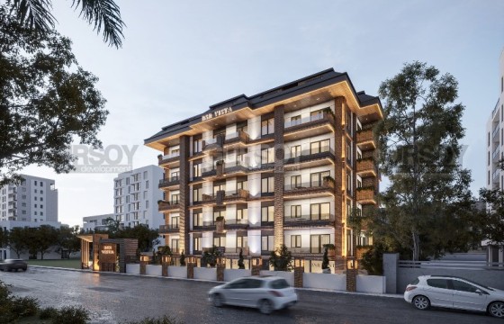 Квартира в строящемся жилом комплексе в 250 метрах от моря в районе Махмутлар в Турции - фото 6