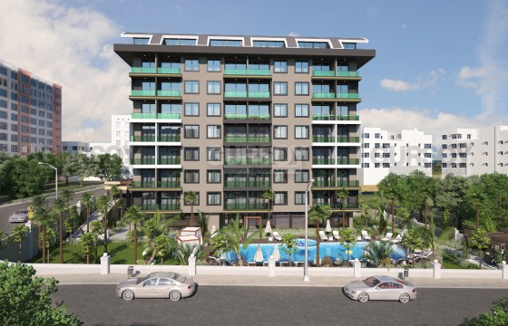 Уютная квартира в новом стильном комплексе с прекрасным видом в районе Авсаллар в Турции - фото 12