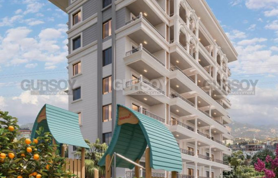 Квартиры от 60 до 175 кв.м. с видом на море. Паяллар, Алания. в Турции - фото 2