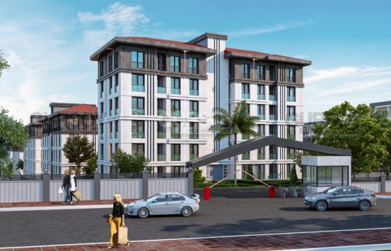 Апартаменты различных планировок в строящемся комплексе в Стамбуле в Турции - фото 7