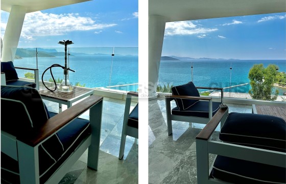 Элитный комплекс в Бодруме: роскошные виллы и пентхаусы с панорамным видом на море на территории известного отеля в Турции - фото 2