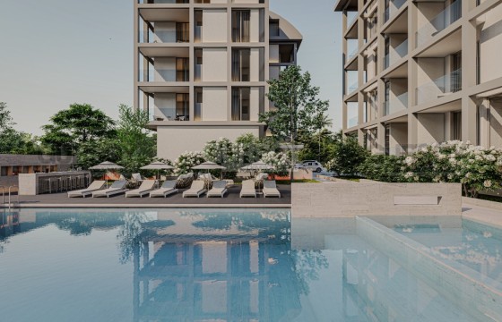 Новая квартира 1+1 с видом на море по отличной цене в Турции - фото 4