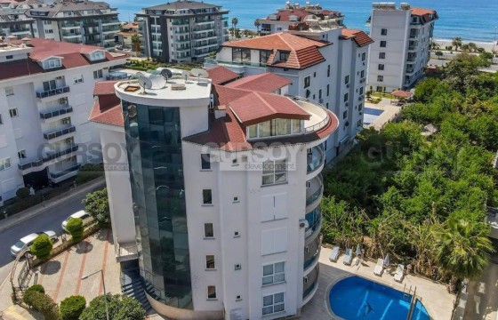 Вид на море из апартаментов 2+1 в курортном районе Кестель. в Турции - фото 1