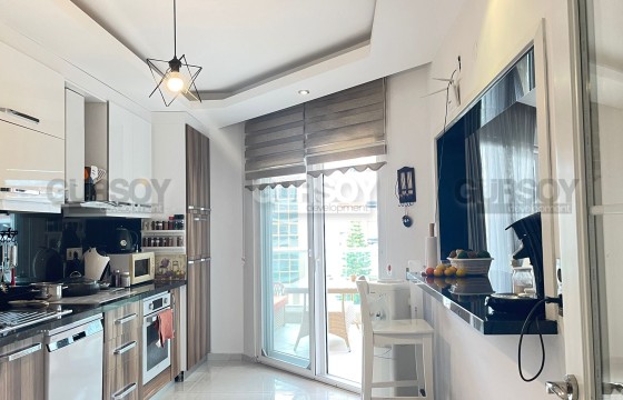 Уютная трехкомнатная квартира с видом на море район Кестель в Турции - фото 11