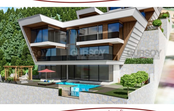 Шикарная вилла 4+1 с великолепными видами в районе Бешикташ в Турции - фото 10