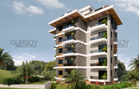 Бюджетный комплекс с разными планировками квартир в районе Авсаллар в Турции - фото 7