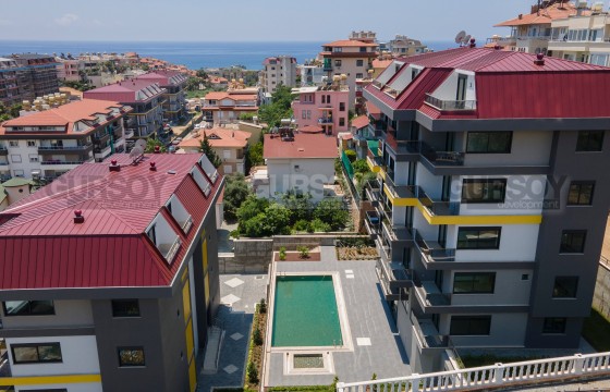 Квартира 1+1 с мебелью в новом жилом комплексе в Кестеле в Турции - фото 10