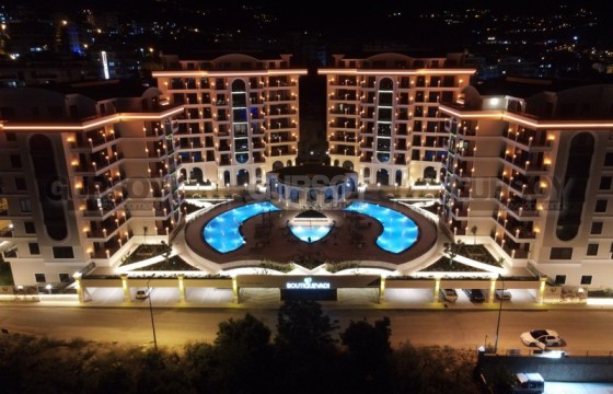 Шикарный жилой комплекс с полной инфраструктурой в районе Оба в Турции - фото 4