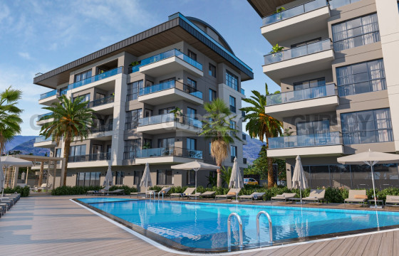 Квартира 2+1, 85м2 в престижном районе Оба. до моря 1500м. в Турции - фото 12