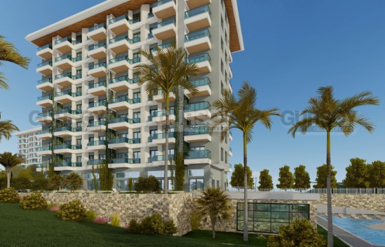 Отличная двухкомнатная квартира в строящемся комплексе в Турции - фото 6