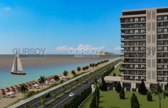 Роскошный жилой комплекс на первой линии в Махмутларе в Турции - фото 1