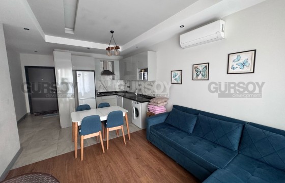 Меблированная 1+1 в комплексе хорошей инфраструктурой в центре Алании в Турции - фото 7