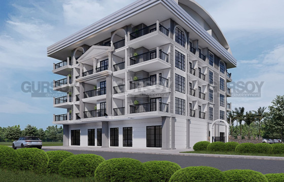 Новый проект в 100 метрах от Средиземного моря в центре Алании, 65 м2-330 м2 в Турции - фото 1