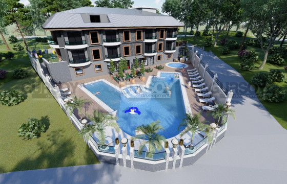 Клубный проект с квартирами от 63 кв.м. в 300 м. от пляжа Инжекум. в Турции - фото 9