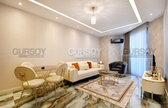 Квартира 1+1 в новом компелксе на первой линии в районе Оба в Турции - фото 12