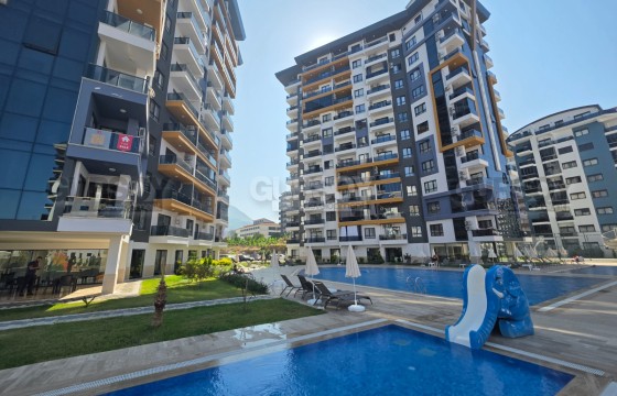 Дуплекс 2+1 в новом комплексе с панорамным видом на море в Турции - фото 2