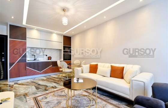 Аренда квартиры 1+1 в новом комплексе на первой береговой линии в Турции - фото 1