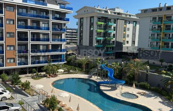 Квартира 2+1 рядом с морем в современном комплексе в Каргыджаке в Турции - фото 5