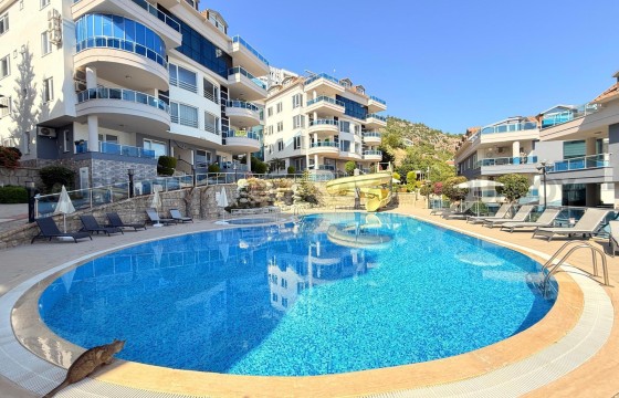 Уютная квартира 1+1 в хорошем комплексе у пляжа Клеопатра в Турции - фото 4