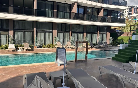 Новая квартира 1+1 в комплексе премиум-класса у пляжа Клеопатра в Турции - фото 2