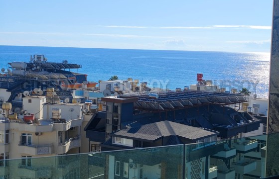 Квартира 2+1 с прямым видом на море в комплексе премиум-класса — 50 м до пляжа в Турции - фото 4