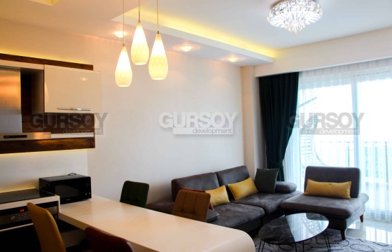 Прекрасная квартира 1+1, 60м2 с видом на море в районе Махмутлар. 200м до моря. в Турции - фото 4