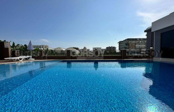 Просторная 2+1 в комплексе отельного типа в Каргыджаке, 300 м до моря в Турции - фото 9