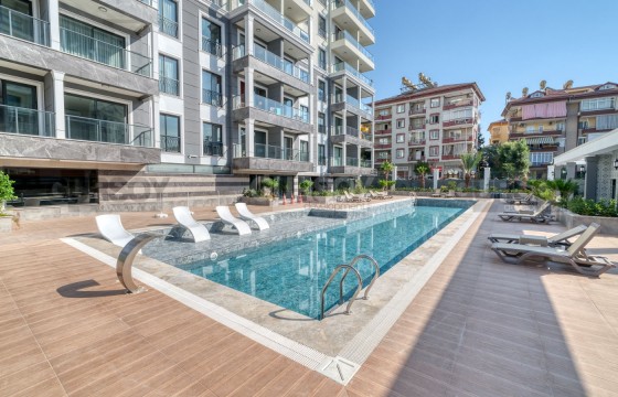 Пентхаус 2+1 в районе Клеопатра с видом на море и крепость в Турции - фото 2