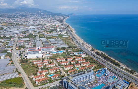 Меблированная вилла 3+1 в комплексе — 150 м до пляжа, Авсаллар в Турции - фото 2