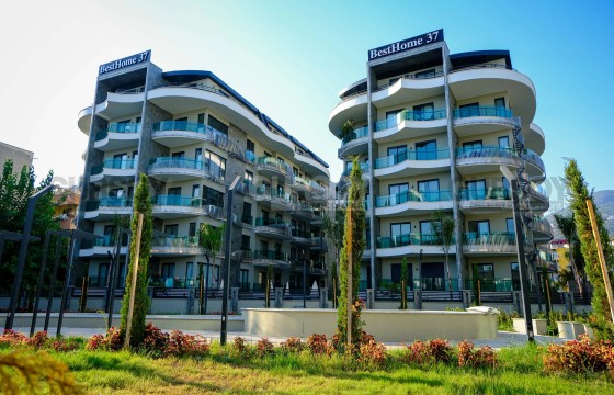 Премиальная квартира 1+1 в премиальном комплексе от ведущего застройщика в 120 м до моря, подходит для ВНЖ в Турции - фото 5